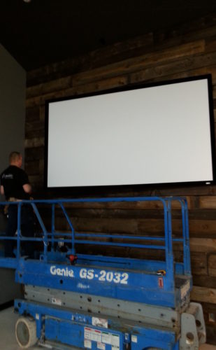 Projection Screen Installation